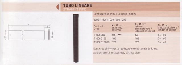 Tubo lineare da 500 D/ MM80